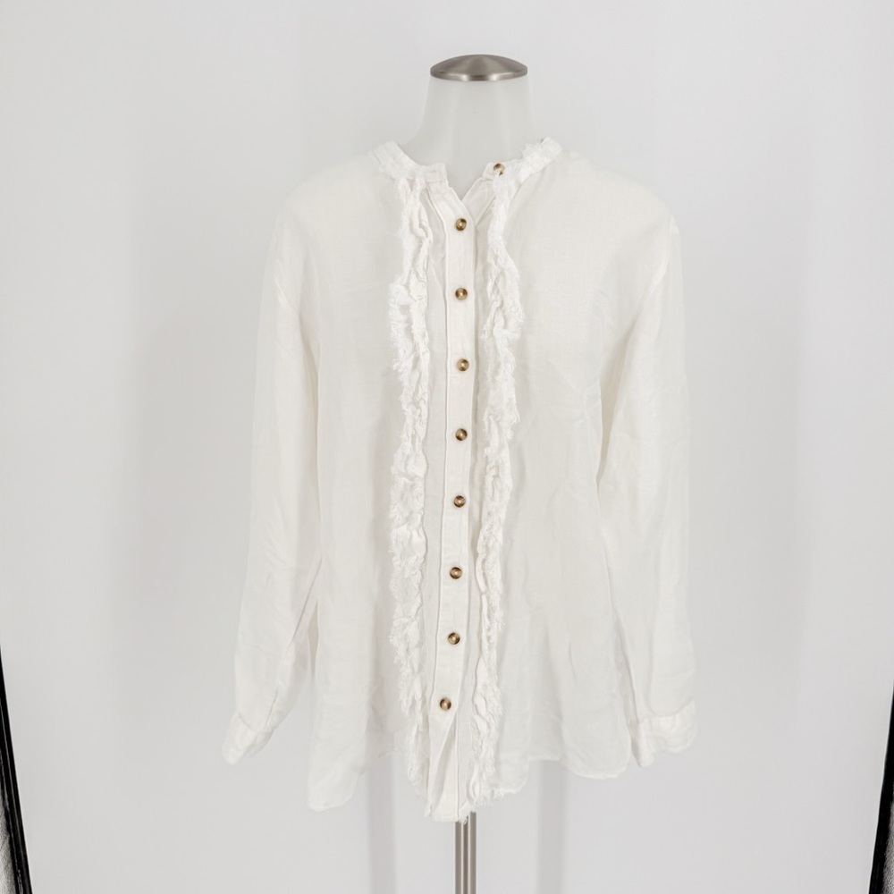 Pilcro White Button Down Shirt